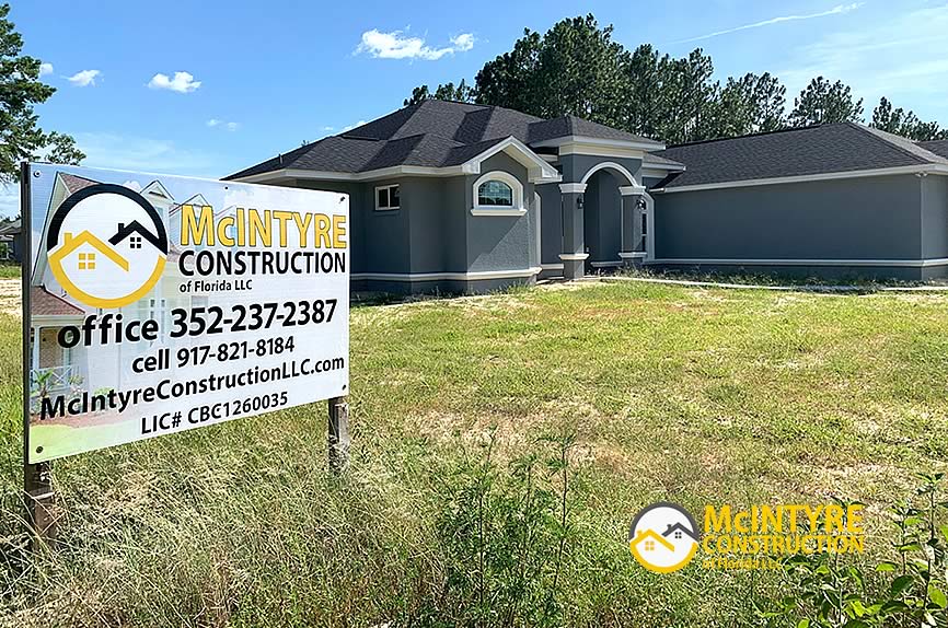 New Home Construction - McIntyre Construction LLC of Florida